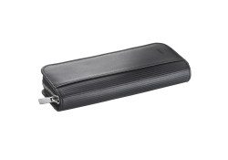 Lamy A403 Black Leather Zip Pen Case – for 2 Pens
