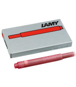 Lamy Ink Cartridge T10 Red 5 pcs