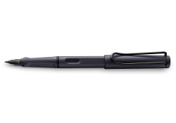 Fountain Pen Lamy Safari Steel Black F 0E2
