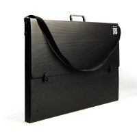 Leniar Drawing Folder B2 (730 x 520 x 35 mm), Black