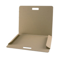 Leniar Cardboard Folder B2 – Grey (Recycled)