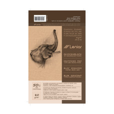 Leniar Blok EKO Szary A5 (14,8x21 cm) 50ark 80g