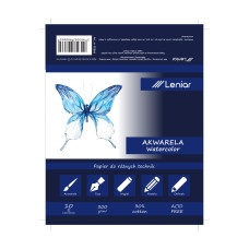Leniar Blok akwarelowy 14x14 cm 10ark 300g