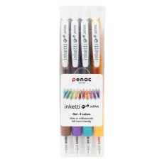 Penac Gel pen Inketti set 3WP 4 pcs