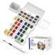 Farby akwarelowe zestaw 36 półkostek Pocket Set Phoenix + akcesoria