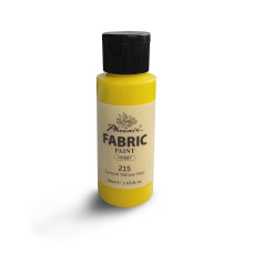 Farba do Tkanin Phoenix Aureuo 59 ml Farba Akrylowa do Ubrań i Tekstyliów Lemon Yellow Hue 215