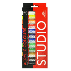 Phoenix Acrylic Paint Set – 12 Colours x 12 ml