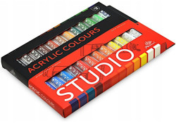 Phoenix Acrylic Paint Set – 24 Colours x 12 ml