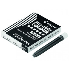 Pilot Parallel Pen Naboje z tuszem czarne 6 szt. – wkłady do pióra kaligraficznego