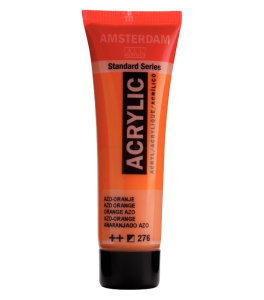 Amsterdam Standard Series Acrylic Tube 20 ml Azo Orange 276