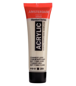 Farba akrylowa Amsterdam 20 ml Titanium Buff Light 289