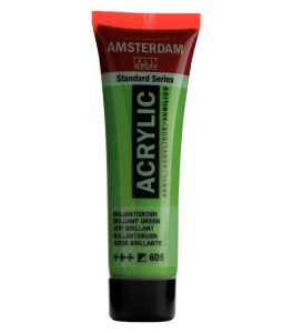 Farba akrylowa Amsterdam 20 ml Brilliant Green 605