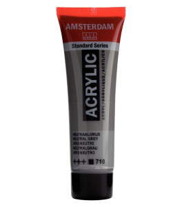 Farba akrylowa Amsterdam 20 ml Neutral Grey 710