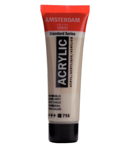 Farba akrylowa Amsterdam 20 ml Warm Grey 718