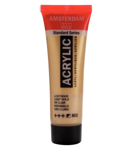 Amsterdam Standard Series Acrylic Tube 20 ml Light Gold 802