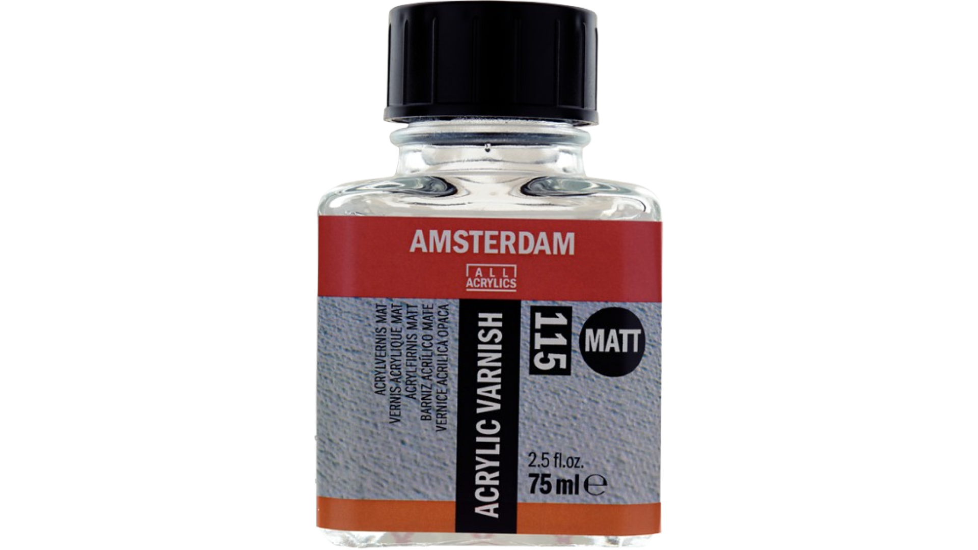 Amsterdam Werniks Akrylowy Matowy 115 Butelka 75 ml