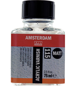 Amsterdam Werniks Akrylowy Matowy 115 Butelka 75 ml