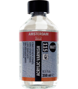 Amsterdam Acrylic Varnish Mat 115 Bottle 250 ml