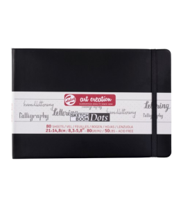 Talens Art Creation Dot Book Black 21 x 15 cm, 80 g, 80 sheets