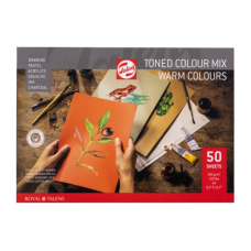 Blok Talens Toned A4 Mix Kolorów Ciempłych 50 ark 180g