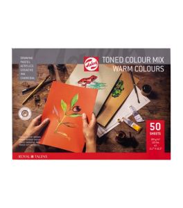 Talens Toned Pad A3 Warm Color Mix 50 sheets 180g