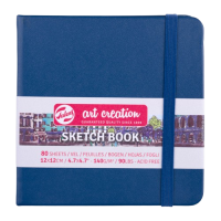 Talens Art Creation Sketchbook Navy Blue 12 x 12 cm, 140 g, 80 sheets
