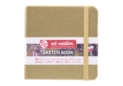 Talens Art Creation Sketchbook Gold 12 x 12 cm, 140 g, 80 sheets