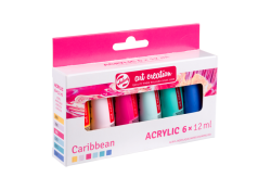 Zestaw Farb Akrylowych Talens Art Creation Caribbean 6 × 12 ml