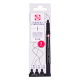 Zestaw Cienkopisów Talens Pigment Fineliner Fine 3 szt. Czarne 005 / 02 / 04