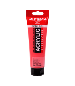 Farba akrylowa Amsterdam 120 ml Metallic Red 832