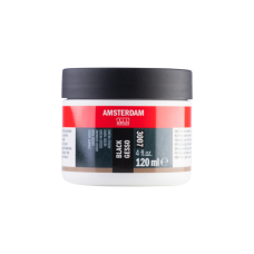 Amsterdam Black gesso 3007 jar 120 ml