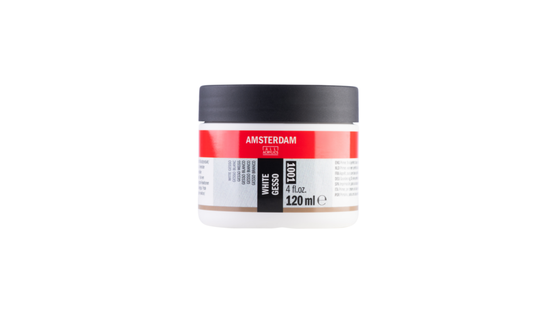 Amsterdam Gesso, białe, pojemnik 120 ml