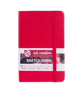 Talens Art Creation Sketchbook Red 9 x 14 cm, 140 g, 80 sheets