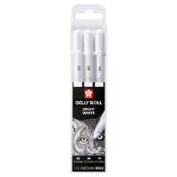Sakura zestaw Gelly Roll Bright White Fine–Medium–Bold, 3 szt Sakura zestaw Gelly Roll Bright White Fine–Medium–Bold, 3 szt