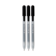 Sakura Gelly Roll Classic Retractable Gel Pens, 3-Pack Black