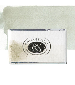 Farba akwarelowa Szmal AQ138 GERMAN GREEN EARTH kostka