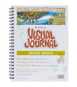 STRATHMORE 500 Visual Journal Blok uniwersalny Mixed Media 22,9x30,5 cm 190g 34a 100% bawełna