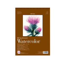 STRATHMORE 400 Watercolour Pad 23x31 cm 300gsm 12 sh spiral bound