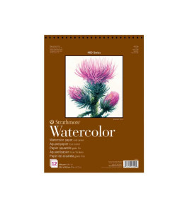 STRATHMORE 400 Blok do akwareli 23x31 cm 300g 12a spirala 