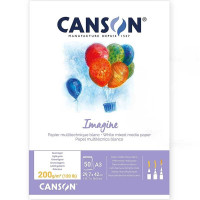 Canson Imagine MIXED MEDIA Pad 200g A3 50 Sheets
