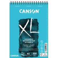Canson XL AQUARELLE Watercolour Pad A5 300g 30 Sh Spiral Bound
