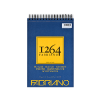 Fabriano 1264 Schizzi Sketchbook 90g A4, 120 Sheets, Spiral Bound