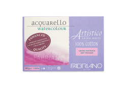 Fabriano ARTISTICO Watercolour Pad Extra White 300g 30,5x45,5 cm 20 Sheets Hot Pressed (Grana satinata)