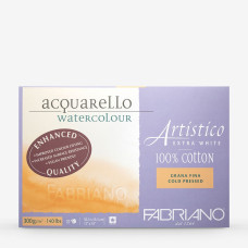 Fabriano ARTISTICO Watercolour Pad Extra White 300g 30,5x45,5 cm 20 Sheets Cold Pressed (Grana fina)