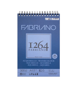 Blok do akwareli 1264–Fabriano Watercolour 300g A5, 20 ark. na spirali 