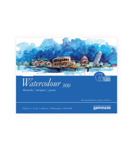 Gamma WATERCOLOUR Pad 300g 18x24 cm 10 sheets