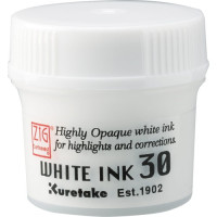 Kuretake Tusz do rysunku ZIG CARTOONIST WHITE INK 30 ml