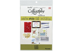 Kuretake A to ZIG Calligraphy Handbook calligraphy and brush lettering guide book 84 pages