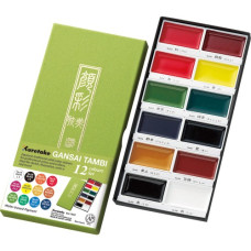 Kuretake Gansai Tambi Watercolour 12 colours set I