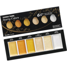 Kuretake Gansai Tambi Watercolour Starry 6 colours set